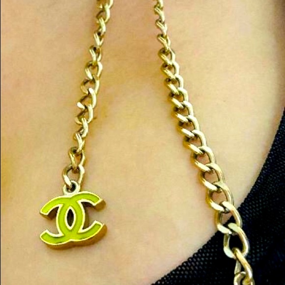 🤮 TRADE 😮 CHANEL belt/necklace neon - Picture 6 of 10